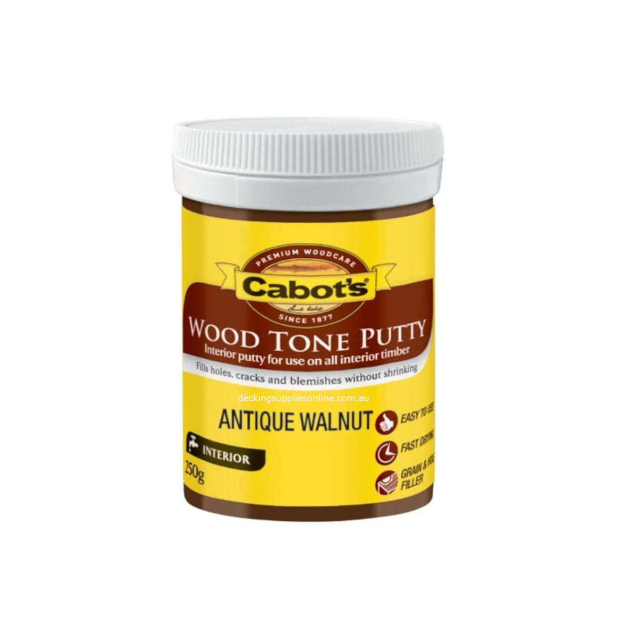 CABOTS_Woodtone_Putty_Antique_Walnut_250g_Decking_Supplies_Online