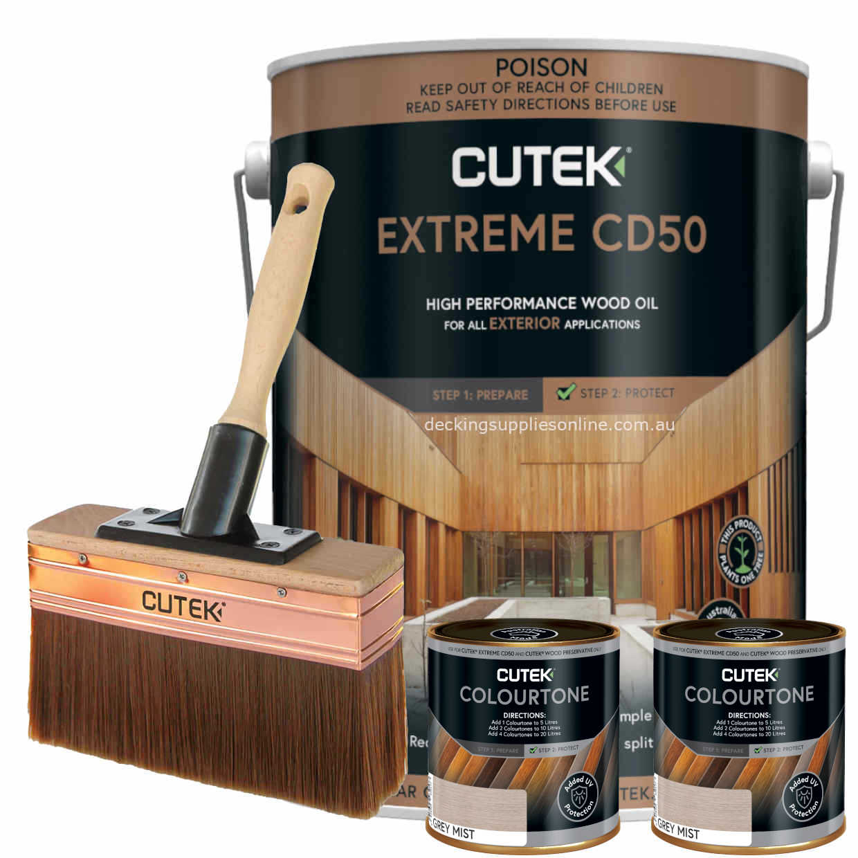 Cutek_10_litre_Extreme_Oiling_Grey_Mist_Bundle_Decking_Supplies_Online