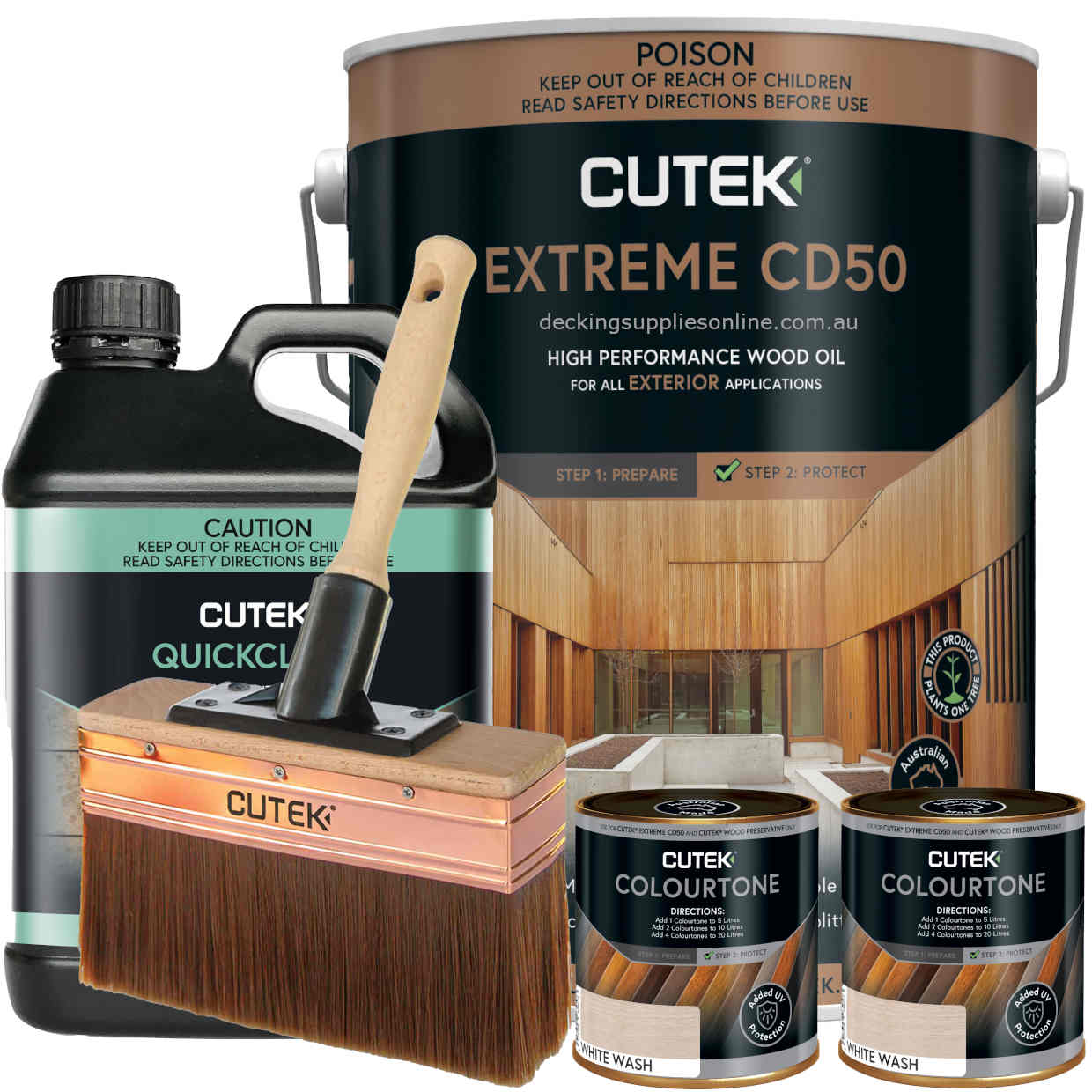 Cutek_10_litre_Extreme_Quick_Clean_Oiling_Whitewash_Bundle_Decking_Supplies_Online