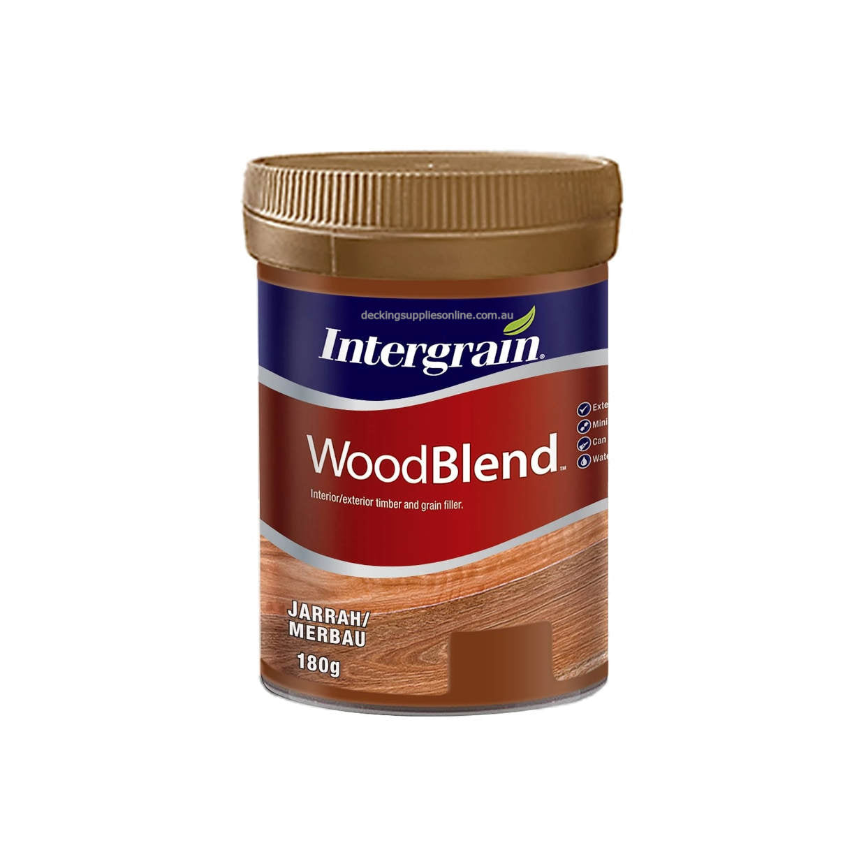 Intergrain_Woodblend_Putty_Jarrah_180g